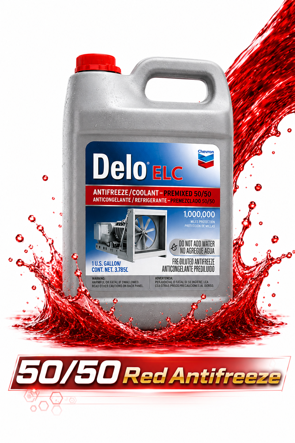 A-7576-3・4・5・8・9・11・16・22・24 Chevron Delo® ELC Antifreeze Coolant (Inc. of EHC Charge)
